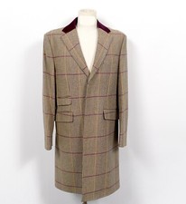 Crombie Top Coat Glen Check