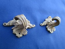 2 crochets laiton doré ancien