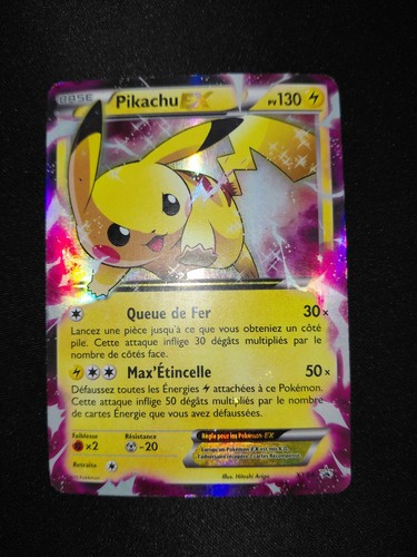 Carte pokémon pikachu ex - pokémon,