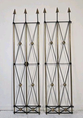 Paire grilles fer forgé - grilles,