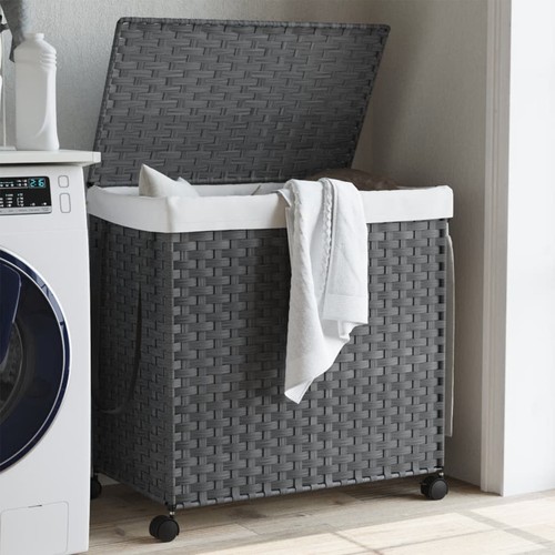 Panier linge avec roulettes - panier,