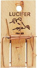 Tapette à Rat x1 unité en Blister (Marque Lucifer - Fabriqué en France) 