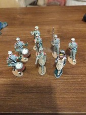 8 soldats de plomb quiralu Armée Coloniale Légionnaires 