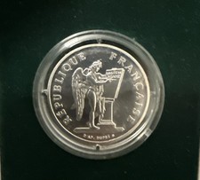 COFFRET 100 FRANCS ARGENT BU 1989 PIEFORT - DROITS DE L'HOMME - B#10