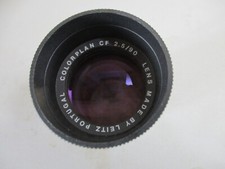 LENS OBJECTIF PROJECTEUR LEITZ PORTUGAL COLORPLAN CF 2.5/90