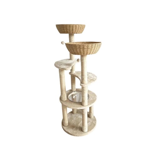 Arbre chat avec paniers corde - chat,