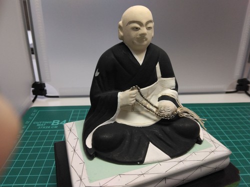 Statue bouddhiste artisanale
