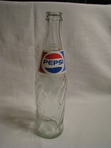 Pepsi cola clear - clear, glass