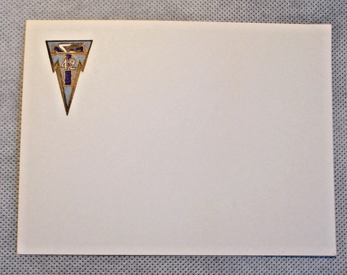 Carte vierge insigne - , en