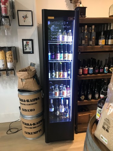 Vitrine boisson noir 300 - boisson,