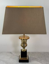 Lampe en bronze et marbre dans
