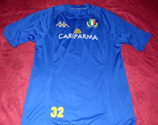 Maillot De Rugby Entrainement Italie N°32 Porté Saison 2007/2008 Taille L