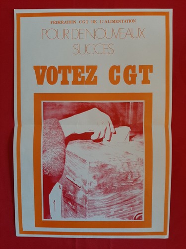 Ancienne petite affiche t - affiche, c.g.t