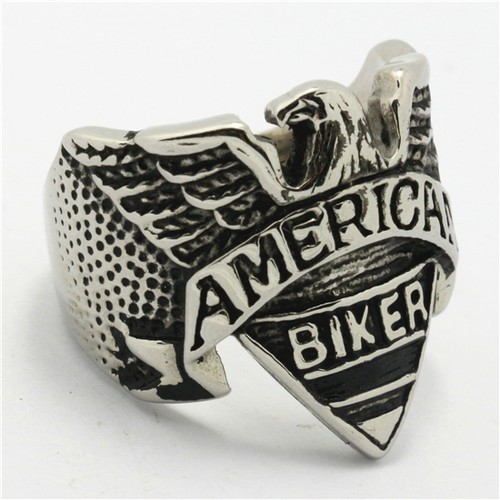 Bague american biker - biker, harley