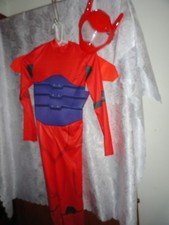 CHILD'S DISNEY'S RED HERO 6 MOVIE DRESS UP/HALLOWEEN COSTUME-SIZE 10/12