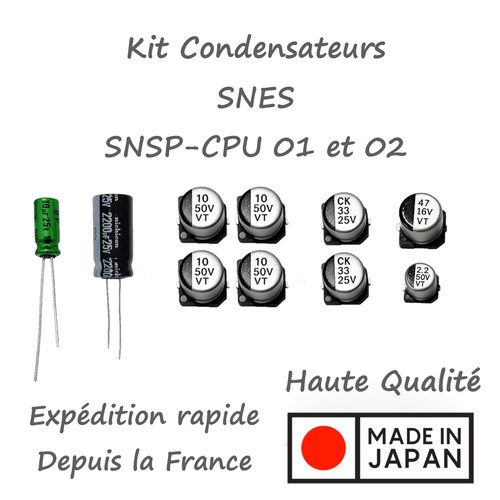 Kit réparation condensateurs - kit,