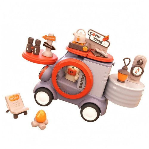 Mini bus jouet fenêtre ronde - jouet,