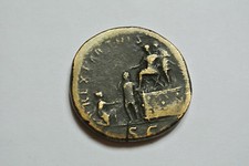 TRAJAN SESTERCE TRÈS RARE REVERS