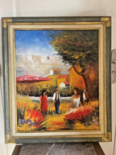 Ancien Tableau Peinture Huile