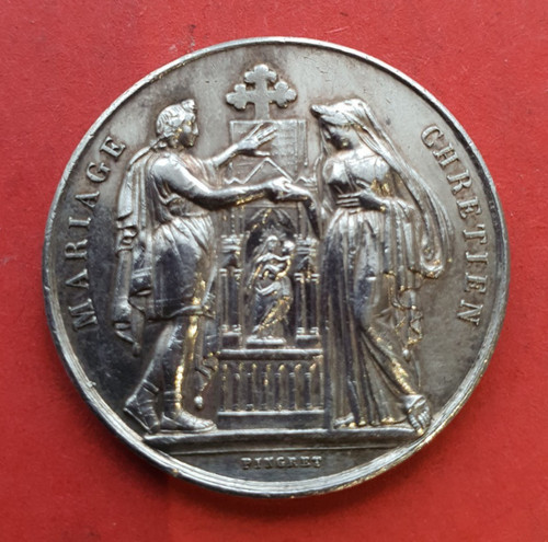 Medaille ancienne mariage - ancienne,
