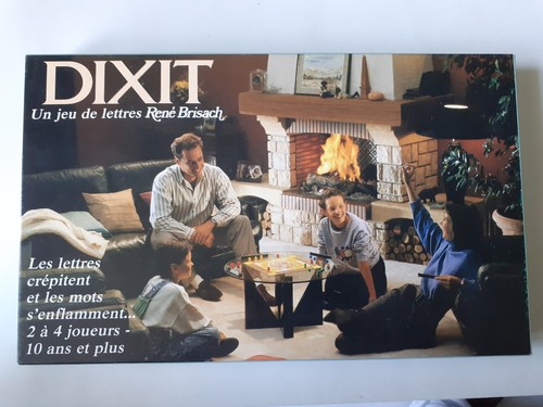 Jeu lettres dixit - de, dixit,