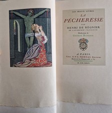 GEORGES BARBIER LA PECHERESSE MORNAY EX. JAPON ANCIEN A GRANDES MARGES 1924