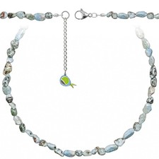 Collier en larimar - Perles