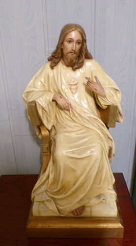 Statue religieuse sacre coeur - ,