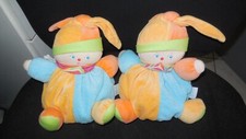 Lot 2 doudou peluche clown