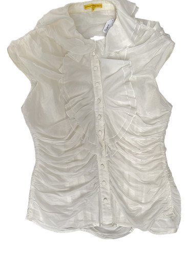 Chemisier blanc coton - blanc,