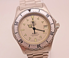 [EXC+5] TAG Heuer 2000 Professional 972.013 34mm Silver Dial Unisexe Quartz...
