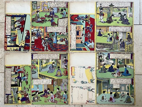 Lot estampes japonaises - de, 20