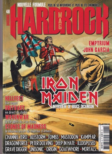 Hard rock magazine iron - magazine, n°48