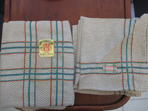 Tissu basque nappe carrée - .,