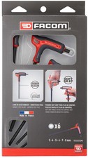 Jeu de 6 clés en 'T' 6 pans FACOM - 84TZS.PB