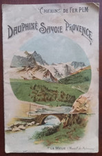 Chemin de Fer PLM Dauphiné Savoie Provence Litho Tarifs Billets & Itinéraires