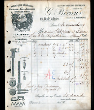 PARIS XI°: USINE d'INSTRUMENTS de MESURE "DROUARD-FOURMAUX / MAKEPEACE / BECUWE"