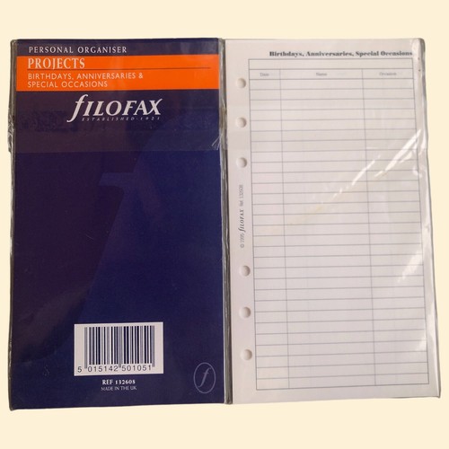 Filofax recharge personal - filofax,