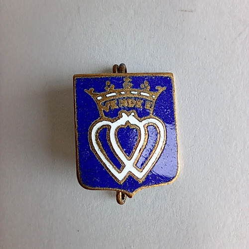 Broche vintage coeurs - broche,