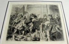 Gravure. Valenciennes prise