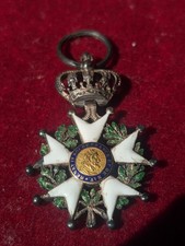 Légion d'honneur demi taille Modèle restauration avec lys centre or