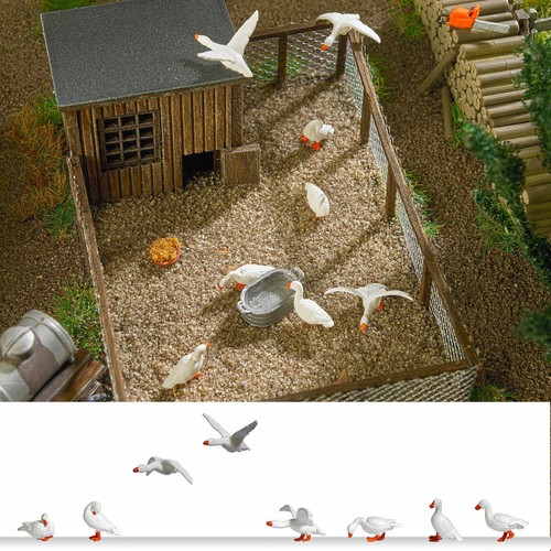 Oies domestiques figurines - domestiques,