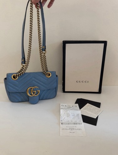 Gucci sac bandoulière cuir - sac,