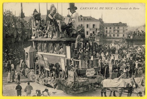 Cpa attelage assaut de - attelage,