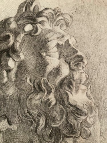 Dessin étude de tête - -,