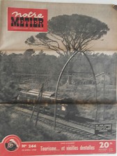 Notre Métier l'Hebdo du Cheminot n°244- 1950 : Tourisme & Vieille Dentelle