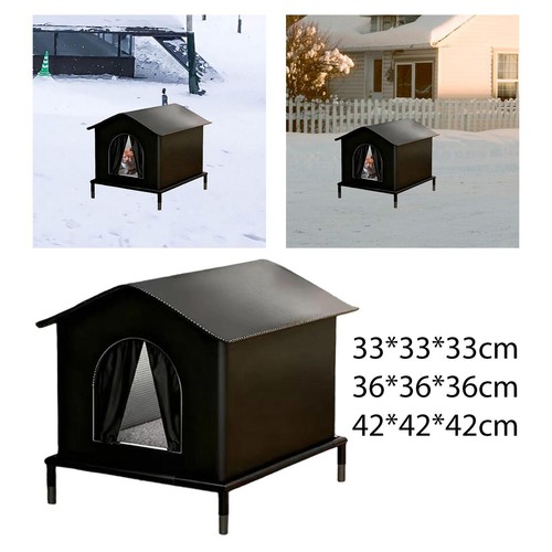 Maison pour chat - chat, extérieur