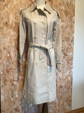 Trench Femme En Cuir Agneau Craie Lederer 38  Non Doublé