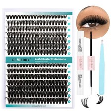 Extension Cils Kit Faux Cils 40D/50D Extension de Cils Bouquet Cils individue...