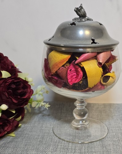 Pot pourri forme - verre, pied